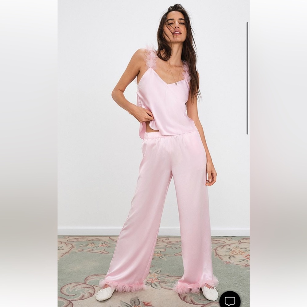 For love and lemons Pj set in pink